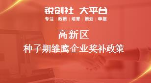 高新區種子期雛鷹企業相關配套獎補政策