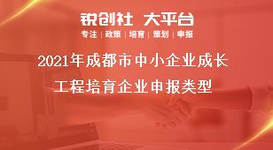 2021年成都市中小企業成長工程培育企業申報類型獎補政策