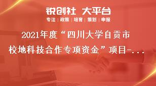 2021年度“四川大學自貢市校地科技合作專項資金”項目-科技合作研發項目資金支持方式及支持范圍獎補政策