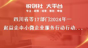 四川省等17部門2024年一起益企中小微企業(yè)服務(wù)行動行動內(nèi)容獎補政策