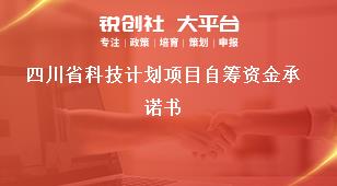 四川省科技計劃項目自籌資金承諾書獎補政策