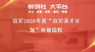 宜賓2020年度“宜賓英才計劃”申報流程獎補政策