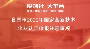 自貢市2021年國(guó)家高新技術(shù)企業(yè)認(rèn)定申報(bào)注意事項(xiàng)獎(jiǎng)補(bǔ)政策